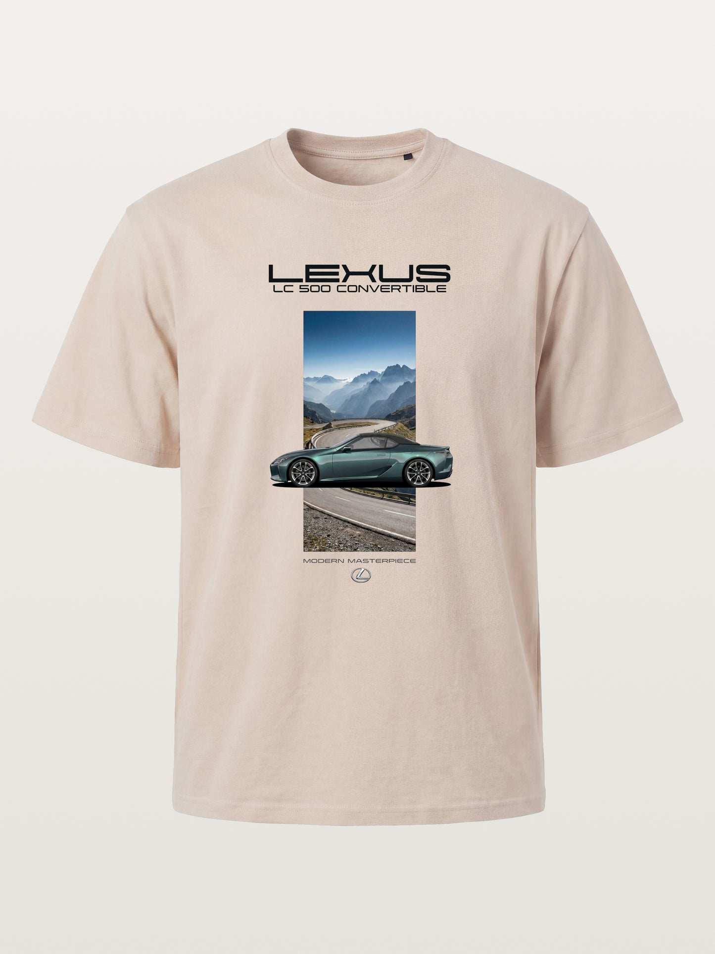 Lexus LC500 Coastal Villa Poster Cotton T-shirt