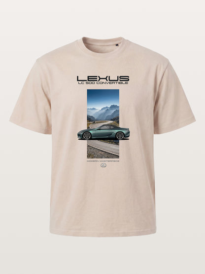 Lexus LC500 Coastal Villa Poster Cotton T-shirt