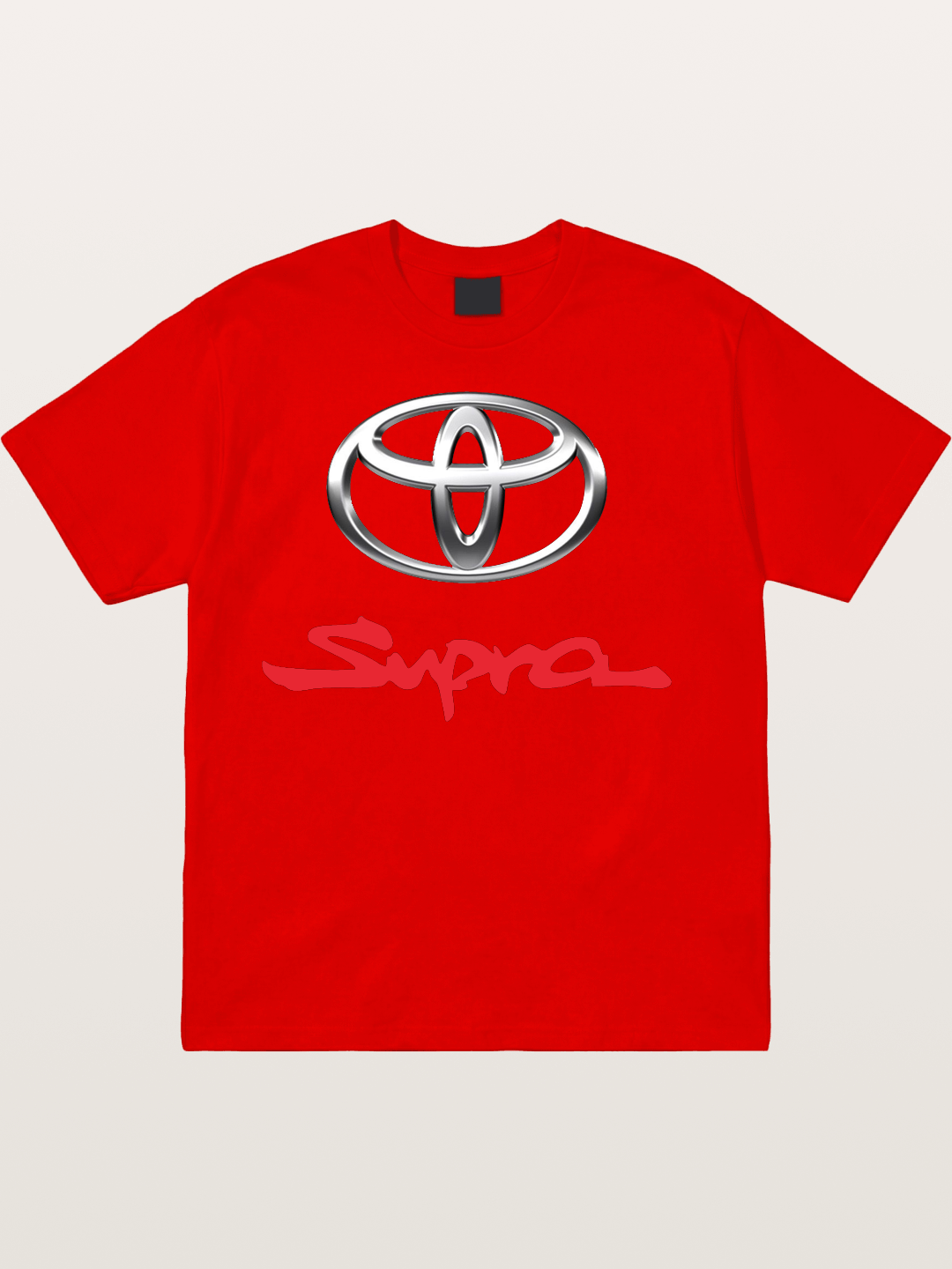 Toyota Supra Handwritten Logo Cotton T-shirt