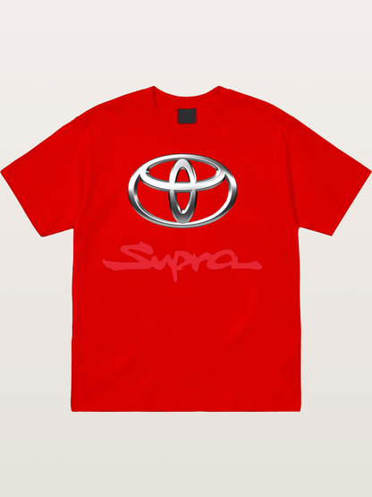 Toyota Supra Handwritten Logo Cotton T-shirt