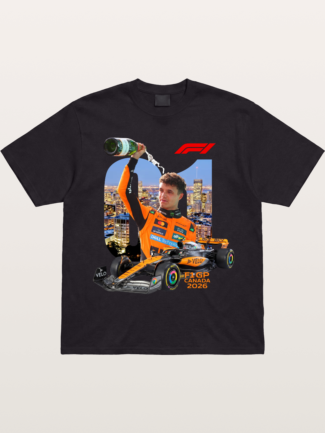 Lando Norris Canada GP 2026 Win Gildan T-shirt