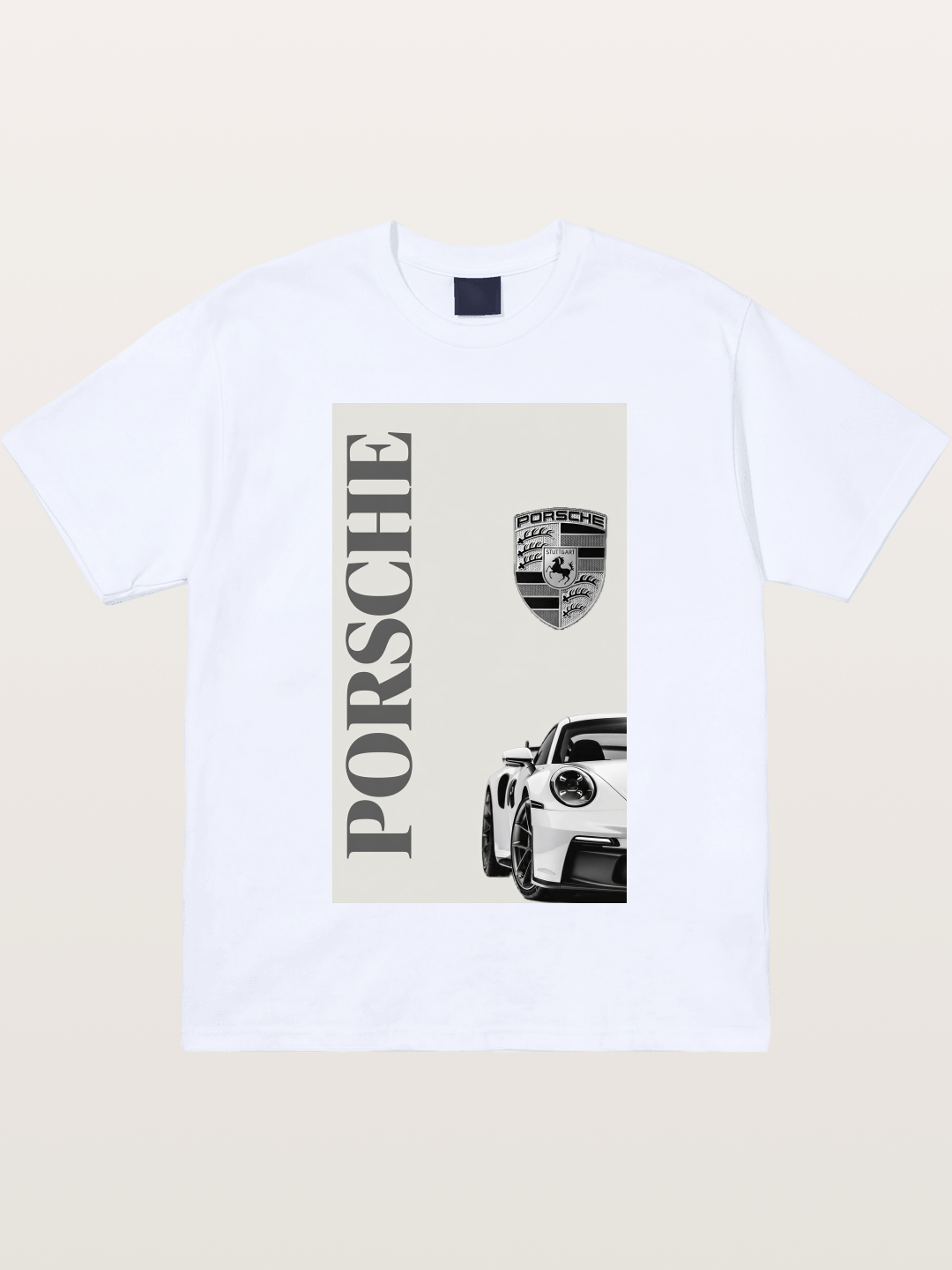Porsche Minimal Emblem Art Gildan T-shirt