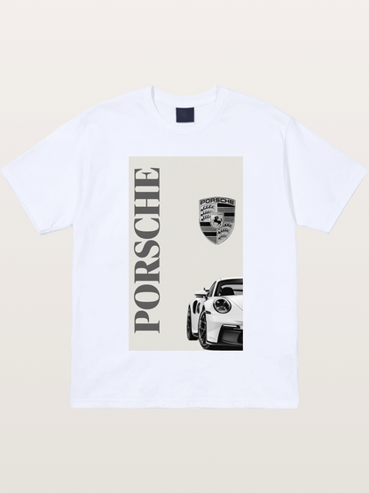 Porsche Minimal Emblem Art Gildan T-shirt