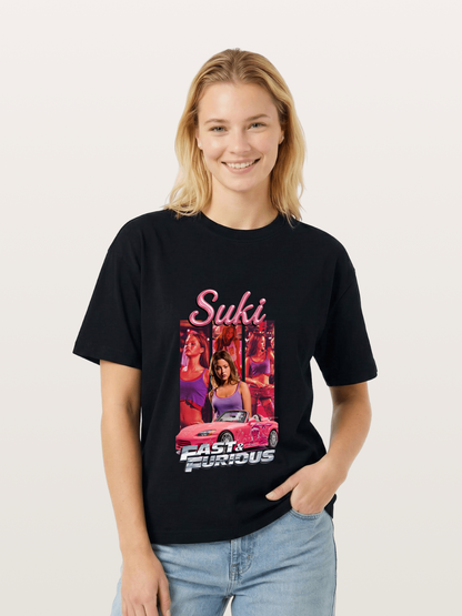 Fast & Furious Pink Crew Gildan T-shirt