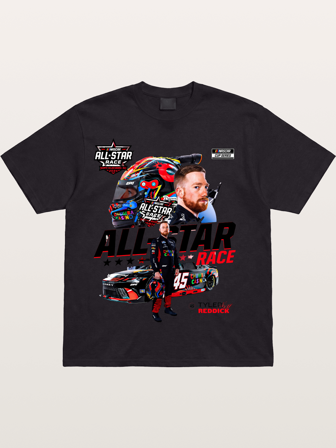 Tyler Reddick All-Star Race Art Cotton T-shirt