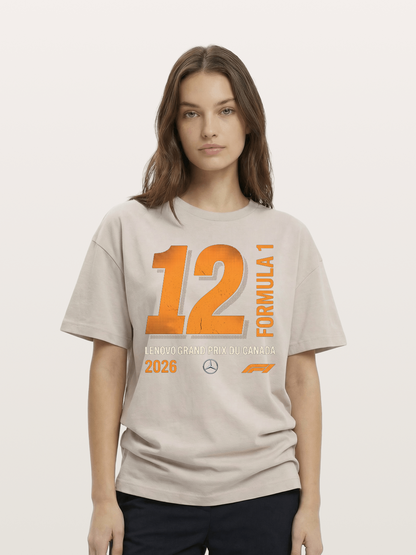 #12 Piastri 2026 F1 Canada Cotton T-shirt