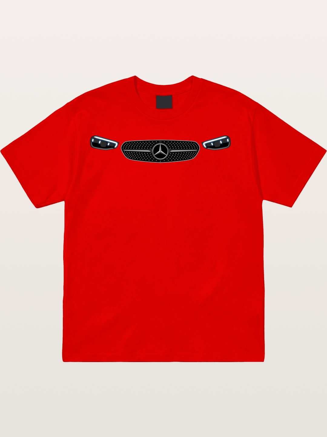 Mercedes-Benz Grille and LED Headlights Cotton T-shirt