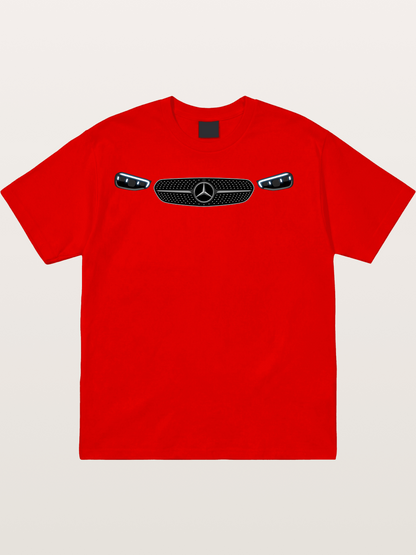 Mercedes-Benz Grille and LED Headlights Cotton T-shirt