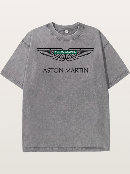 Aston Martin Winged Badge Washed T-shirt