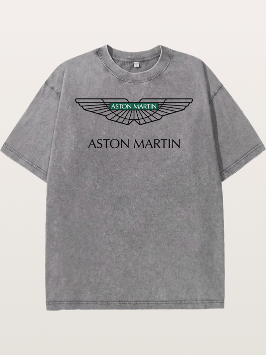 Aston Martin Winged Badge Washed T-shirt