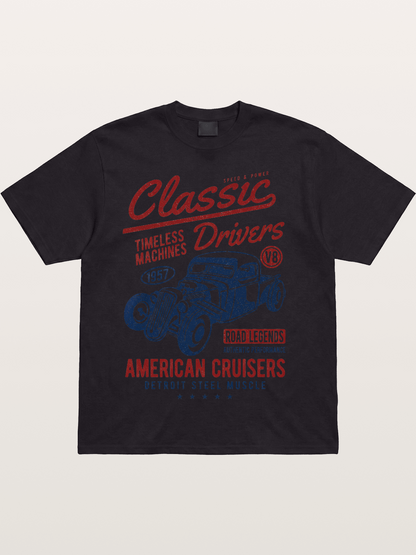 Classic Drivers Cotton T-shirt