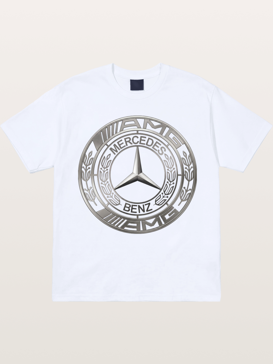Mercedes-Benz Silver Logo Gildan T-shirt