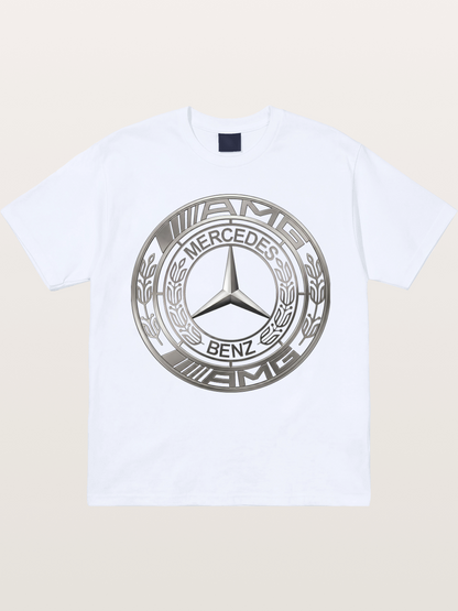 Mercedes-Benz Silver Logo Gildan T-shirt