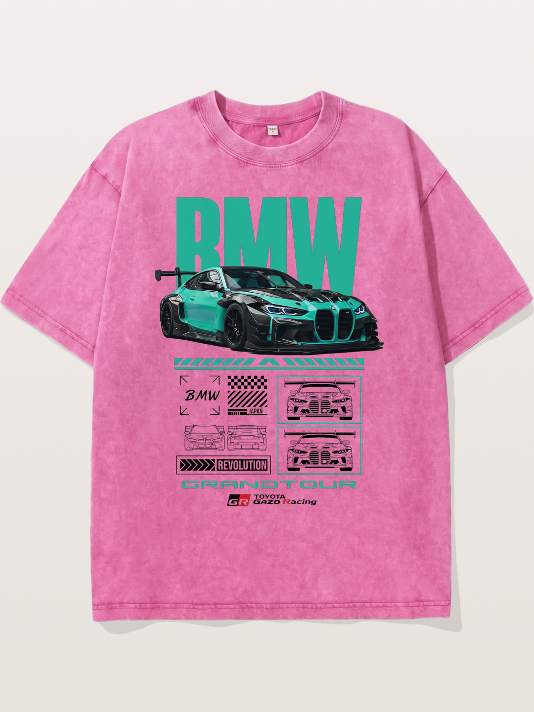 BMW M4 GT3 Technical Design Washed T-shirt