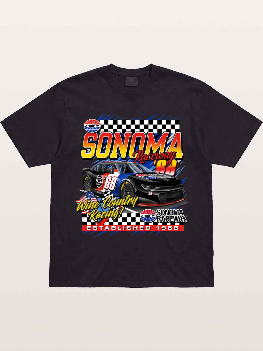 Sonoma NASCAR Wine Country Racing Gildan T-shirt