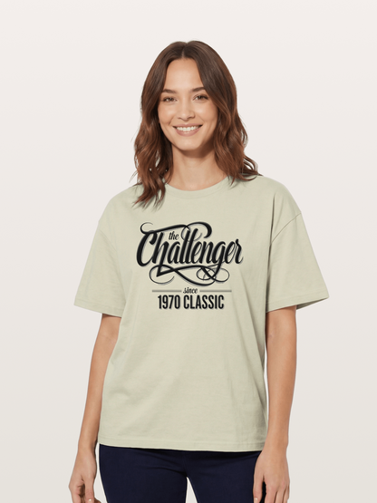 Retro Script Cotton T-shirt