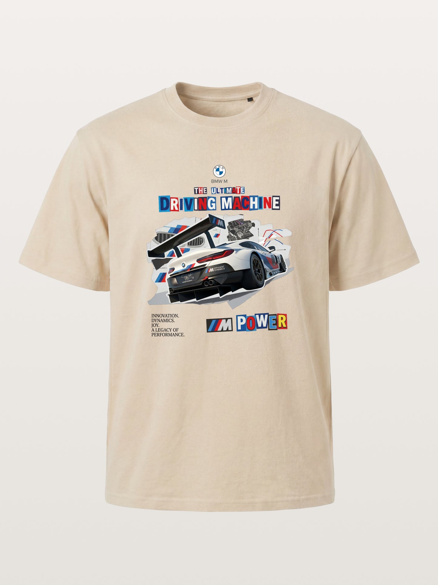 BMW M Power Race Car Art Gildan T-shirt