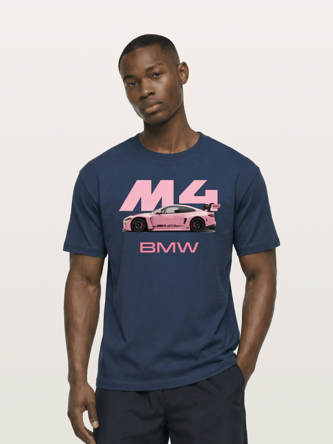 M4 Pink Cotton T-shirt