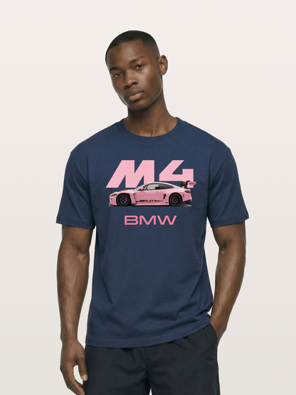 M4 Pink Cotton T-shirt
