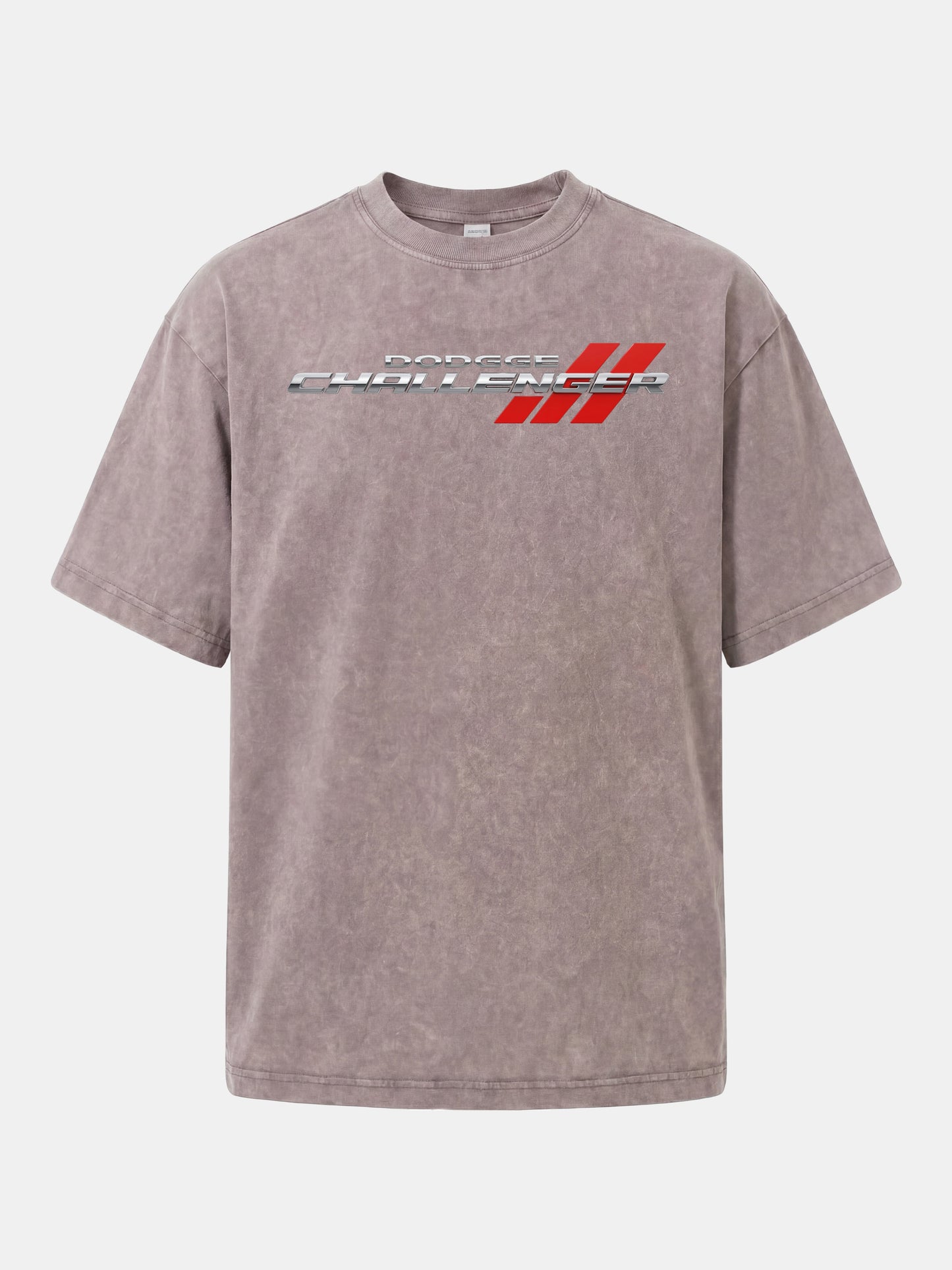 Metallic Challenger Strip Logo Washed T-shirt