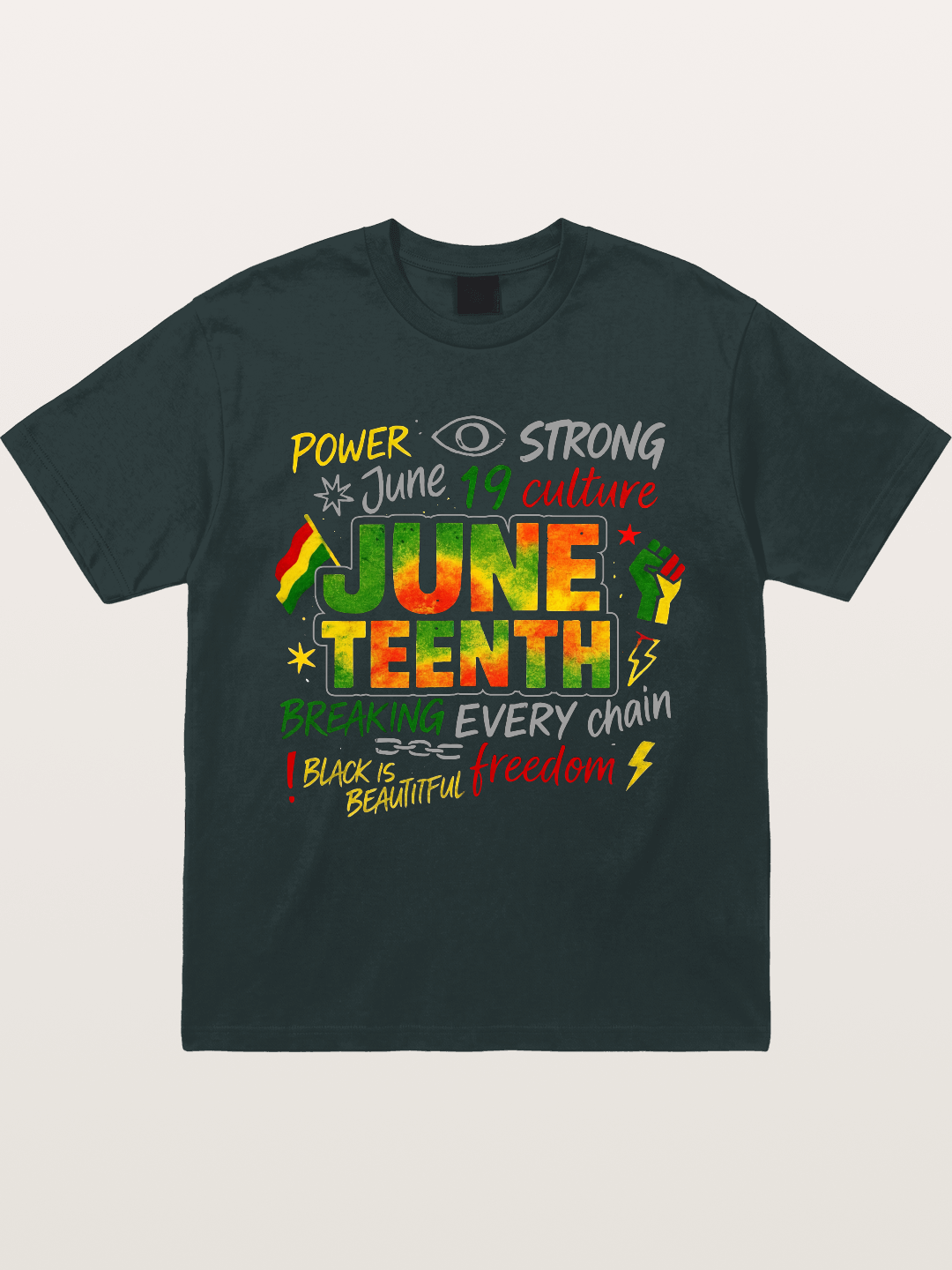 Juneteenth Breaking Every Chain Gildan T-shirt