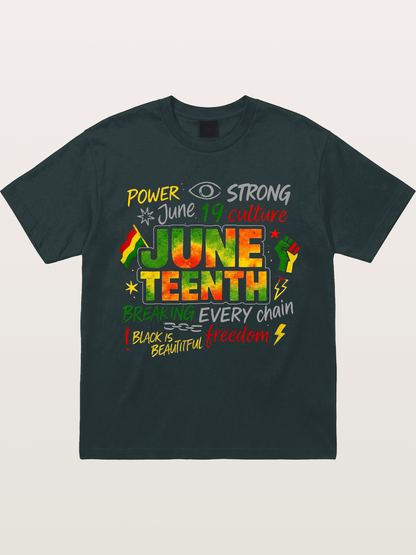 Juneteenth Breaking Every Chain Gildan T-shirt