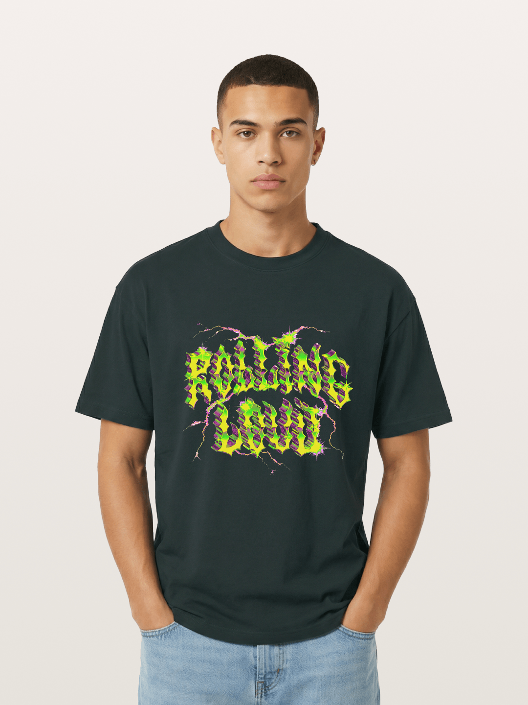 Rolling Loud Neon Lightning Art Gildan T-shirt