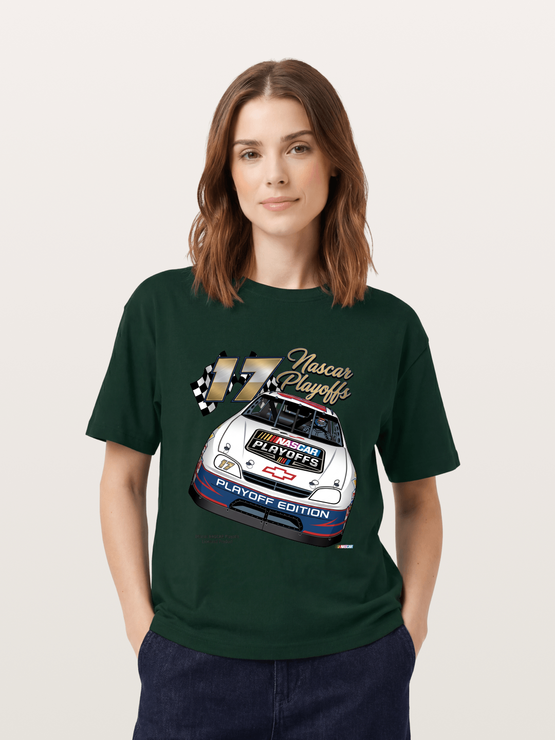 17 Playoff Edition Race Car Gildan T-shirt