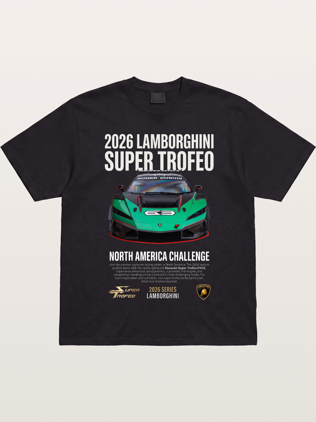 Lamborghini Huracan Green Race Car Gildan T-shirt