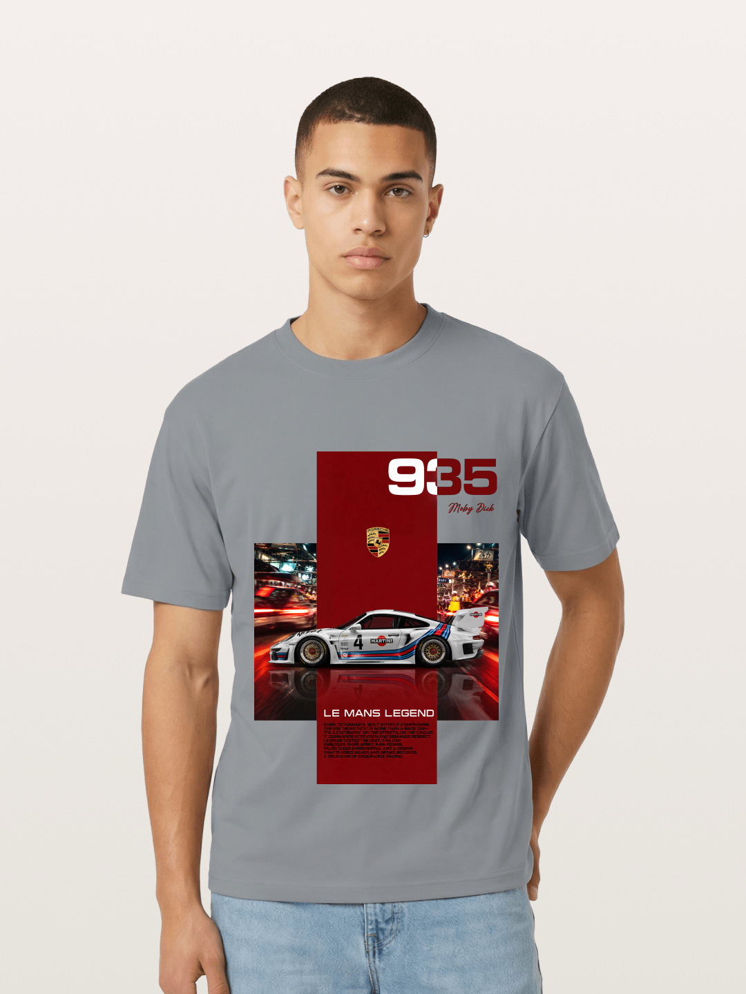 Porsche 935 Le Mans Legend Martini Gildan T-shirt