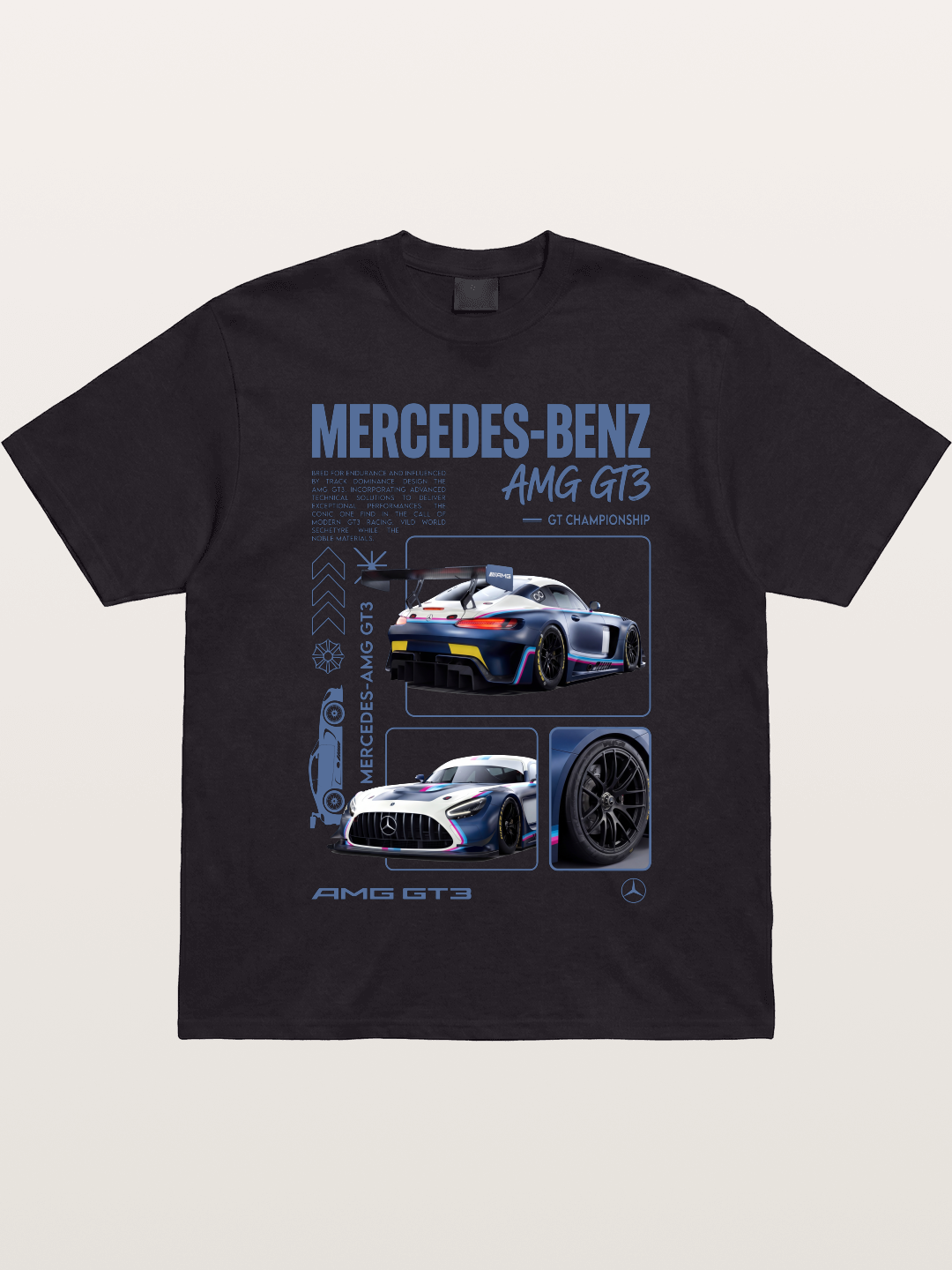 Mercedes AMG GT3 Race Car Gildan T-shirt