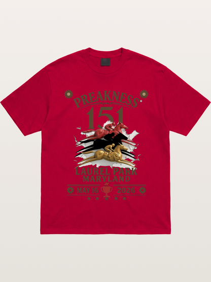 Preakness 151 Laurel Park Print Gildan T-shirt