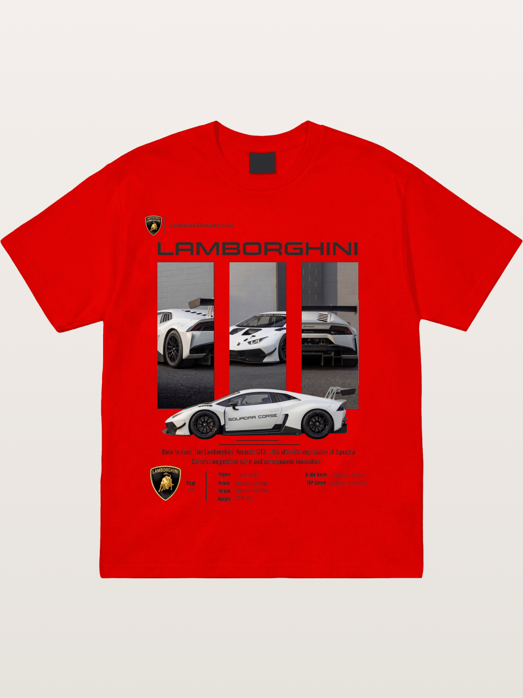 Lamborghini Spec Cotton T-shirt