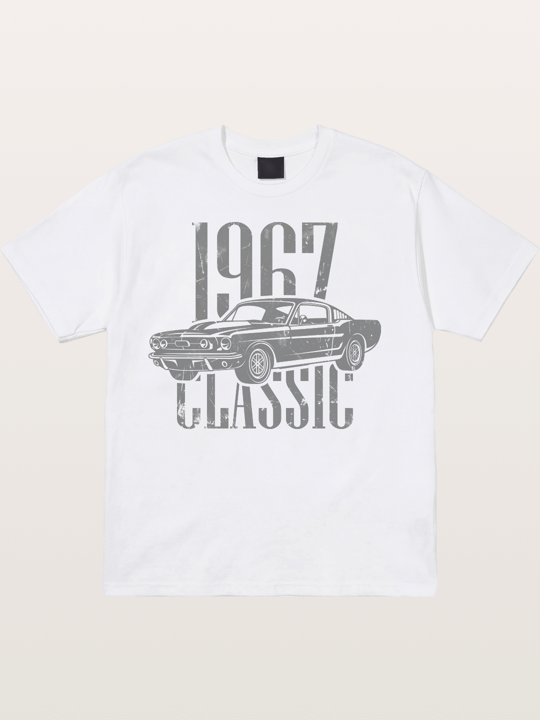 Retro Fastback Cotton T-shirt