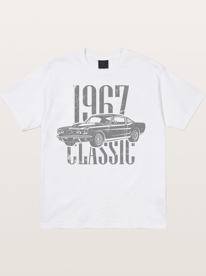 Retro Fastback Cotton T-shirt