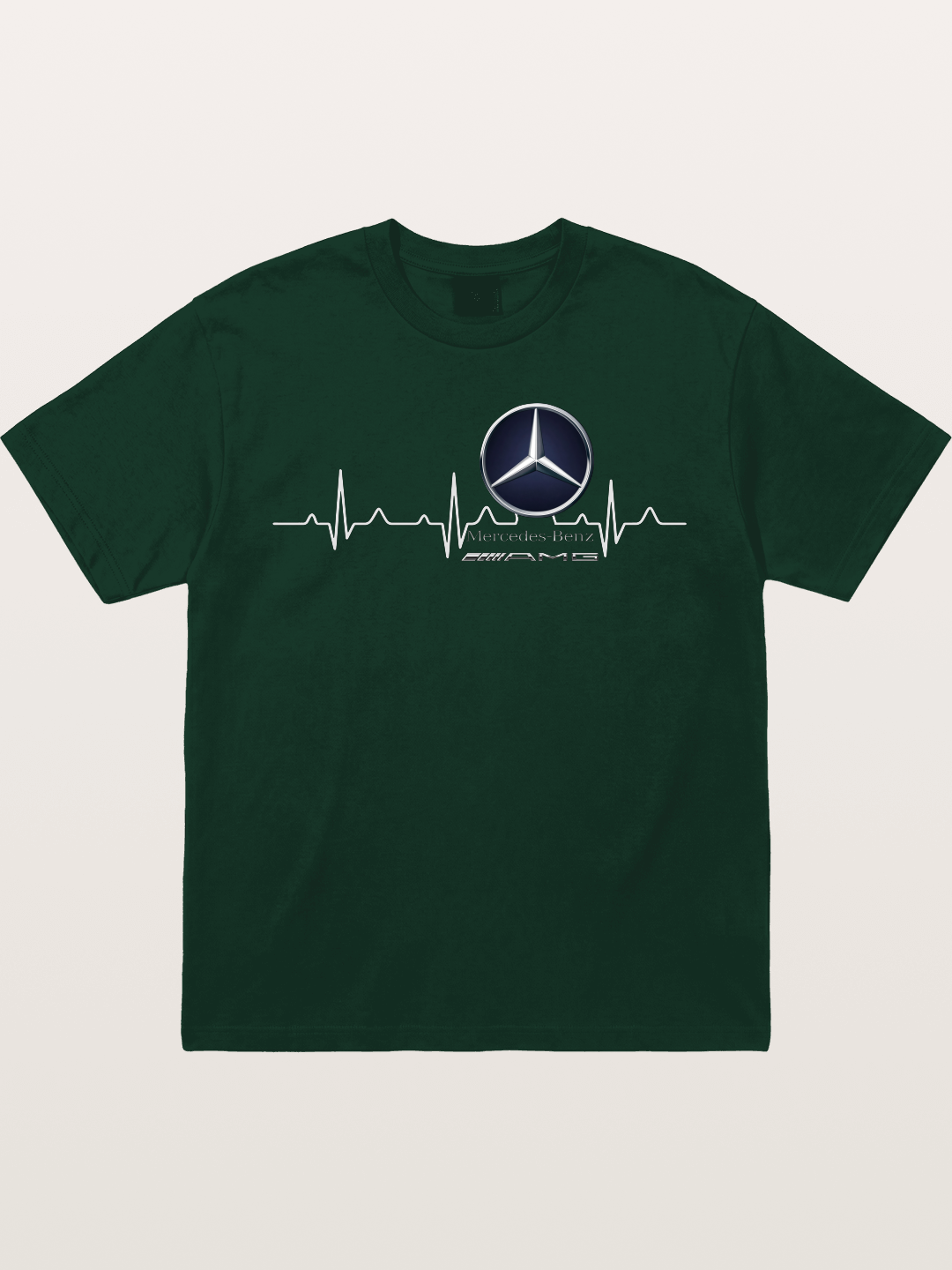 Mercedes Heartbeat Line Gildan T-shirt