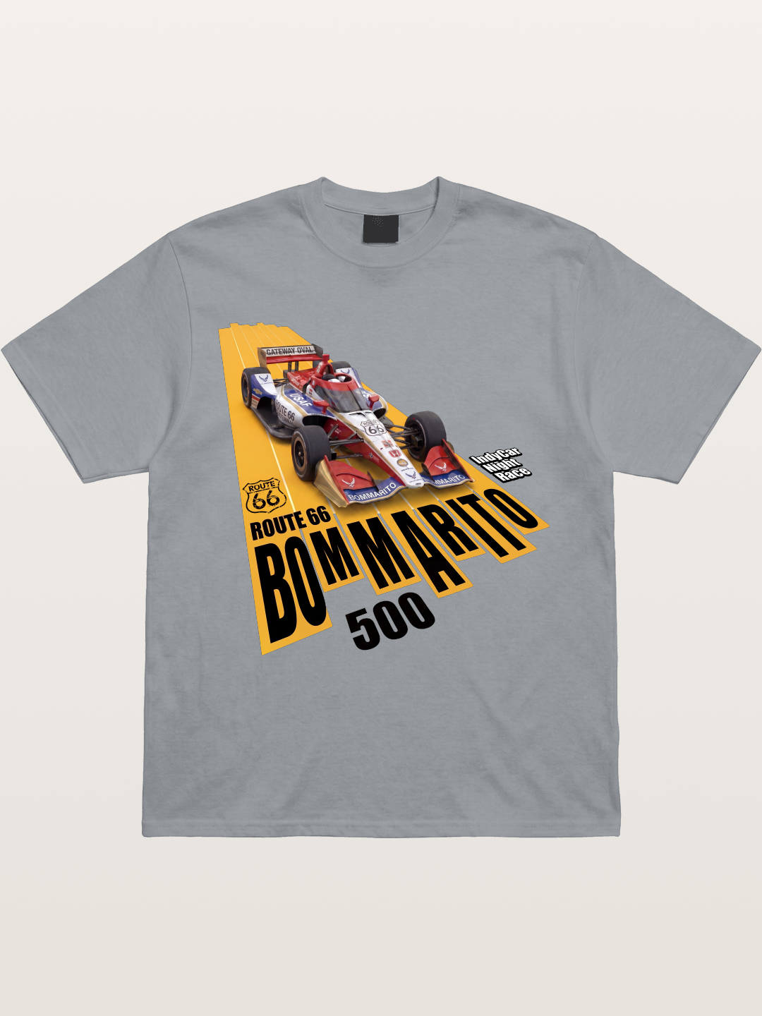 USAF Route66 Race Poster Gildan T-shirt