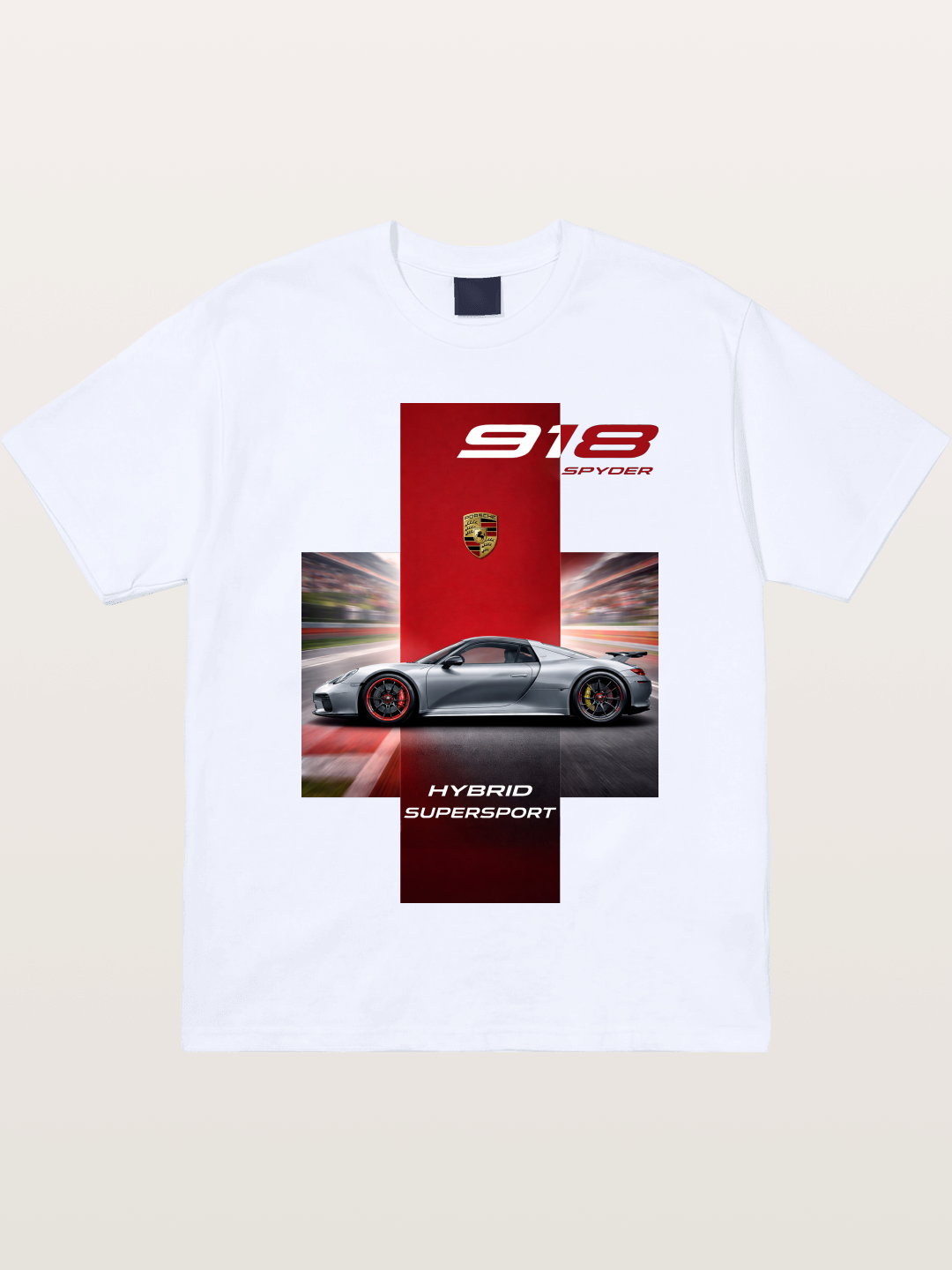 Porsche 918 Spyder Hybrid Supersport Gildan T-shirt