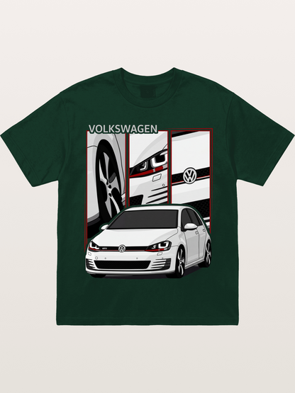 Volkswagen Golf MK7 GTI Front Gildan T-shirt