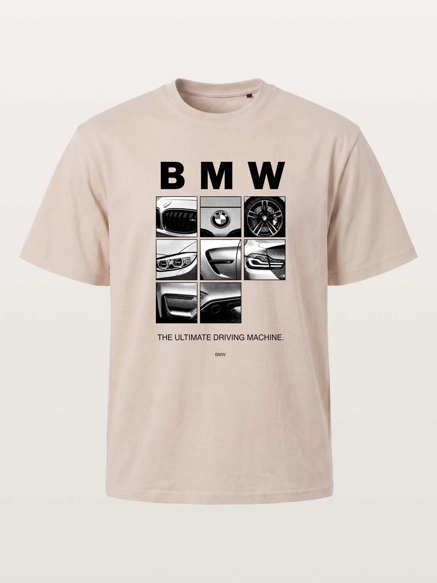 BMW 9 Grid Detail Collage Cotton T-shirt