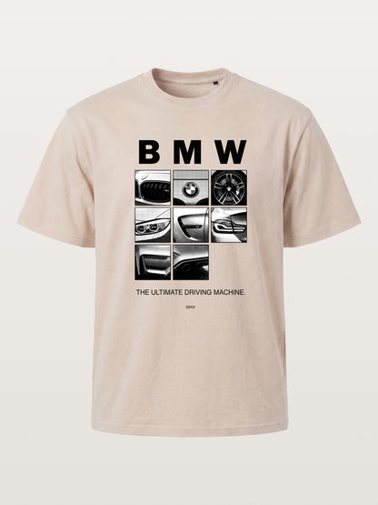 BMW 9 Grid Detail Collage Cotton T-shirt