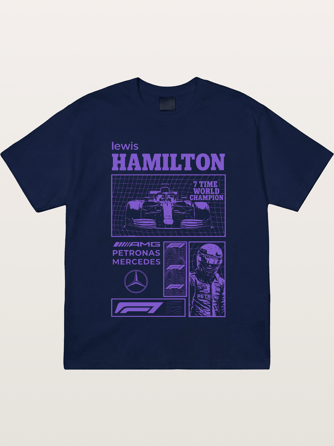 Hamilton 7x World Champion Gildan T-shirt