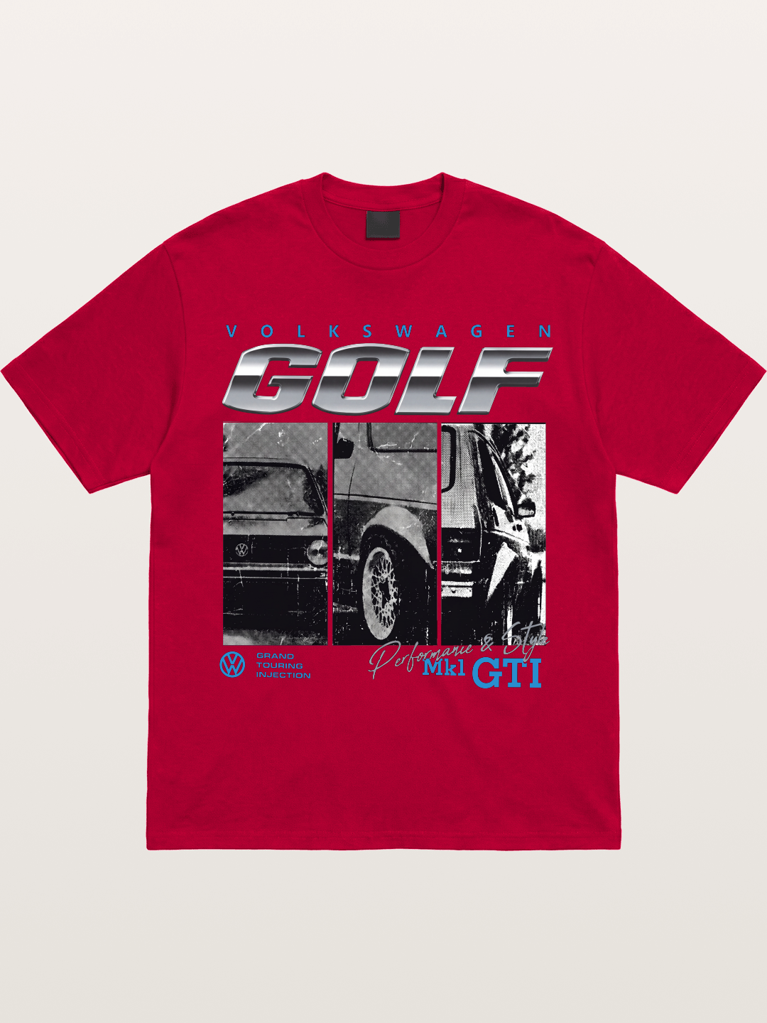 Volkswagen Golf MK1 Retro Gildan T-shirt