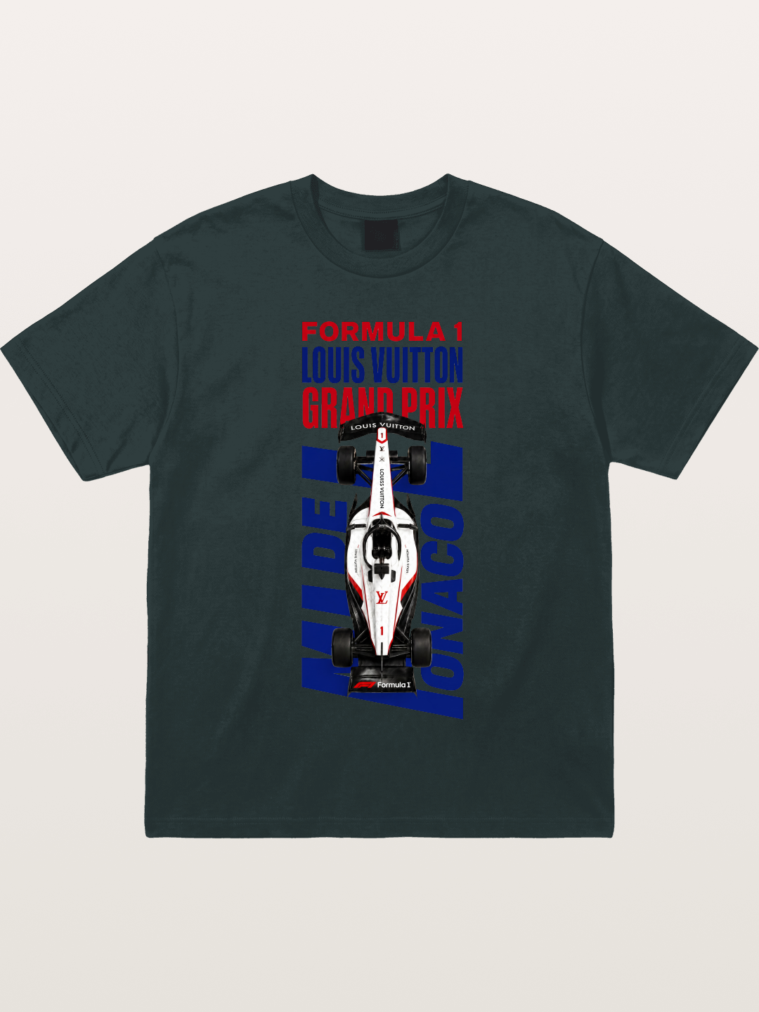 LV Monaco F1 Vertical Poster Gildan T-shirt