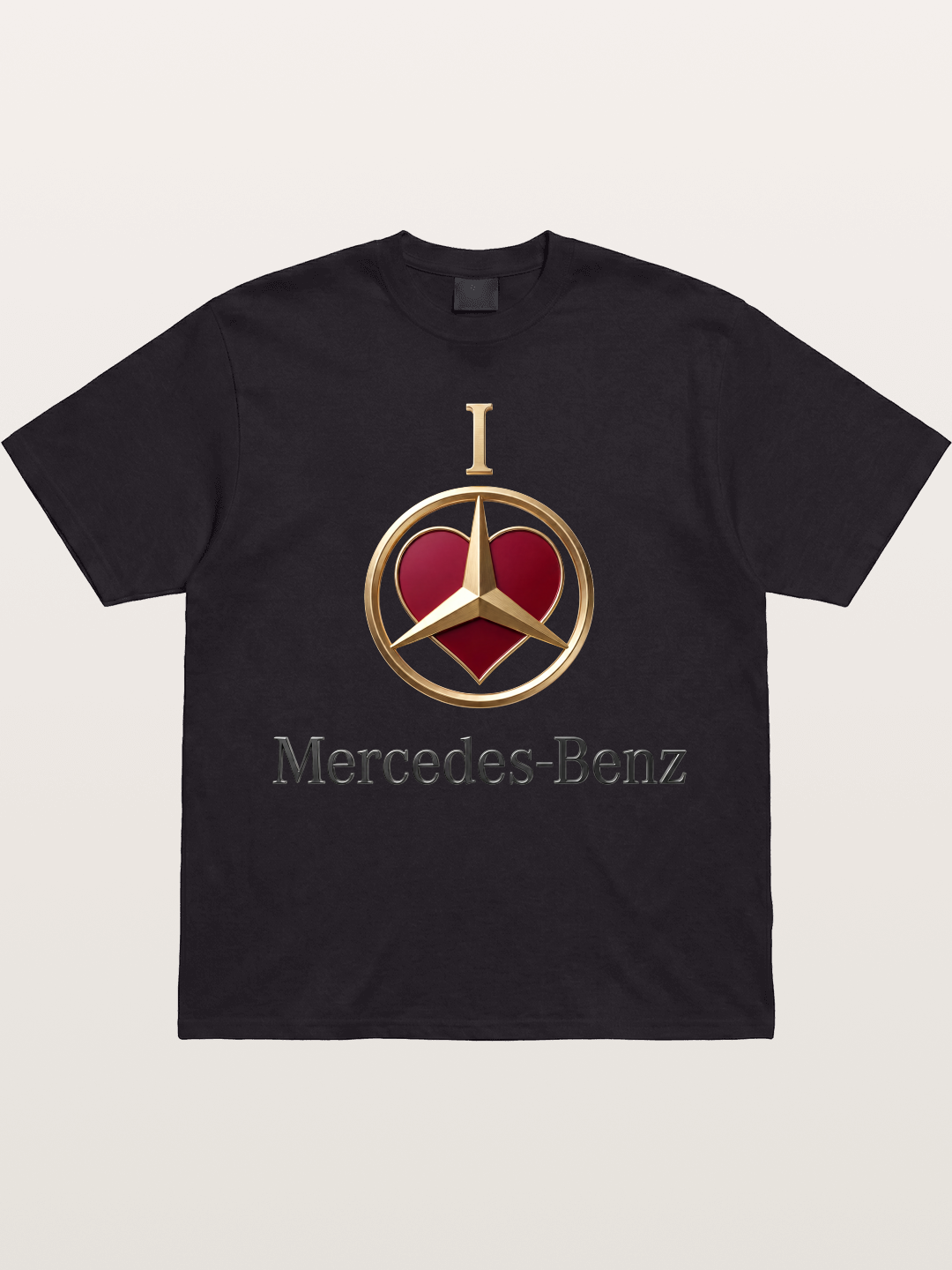 Mercedes Love Logo Art Gildan T-shirt