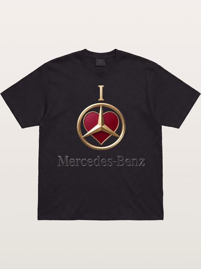 Mercedes Love Logo Art Gildan T-shirt