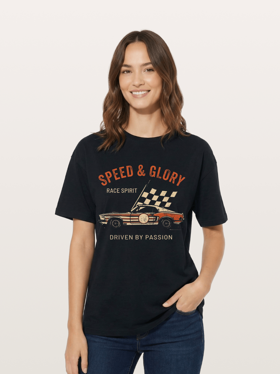Race Spirit Cotton T-shirt