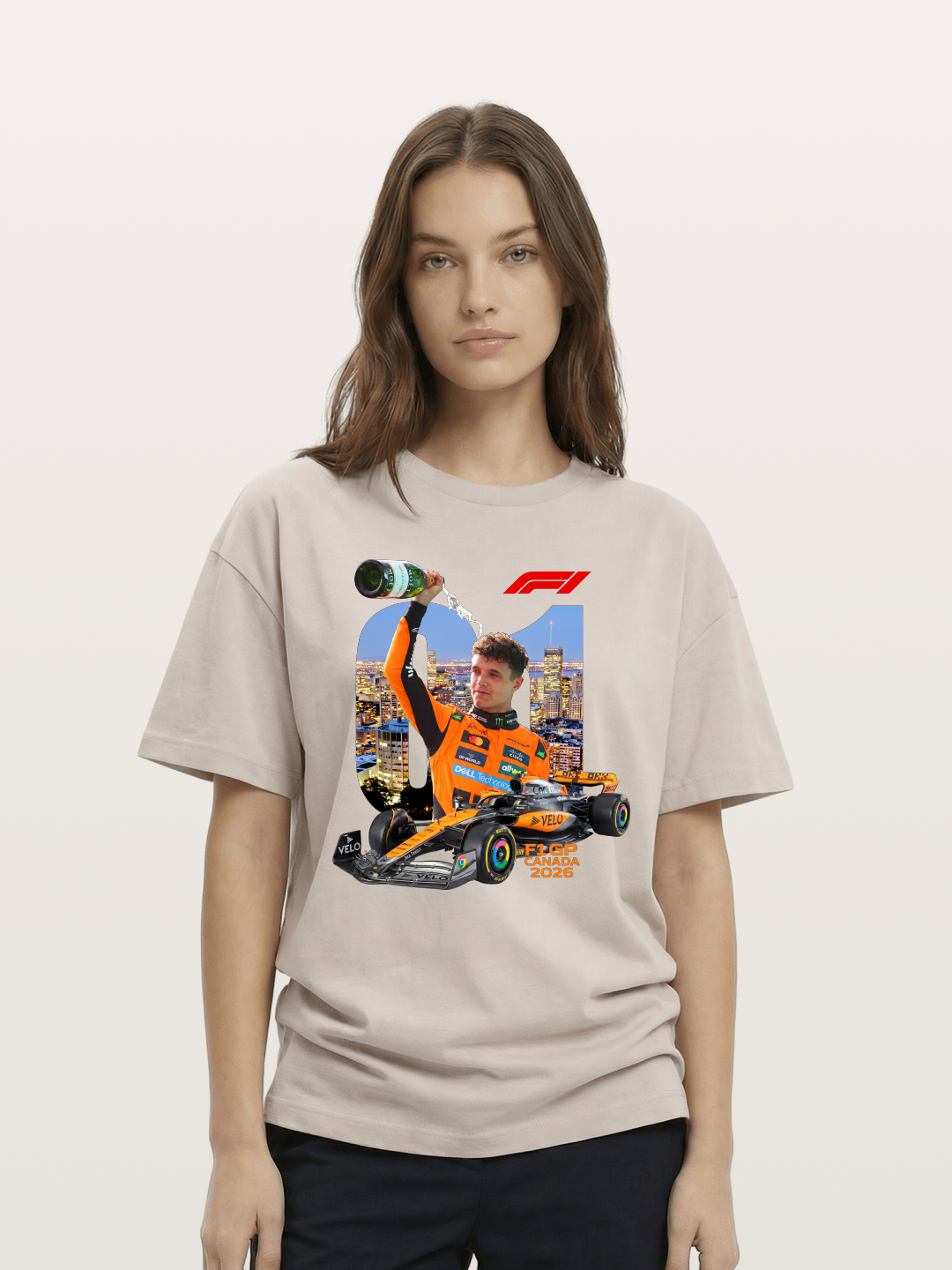 Lando Norris Canada GP 2026 Win Cotton T-shirt