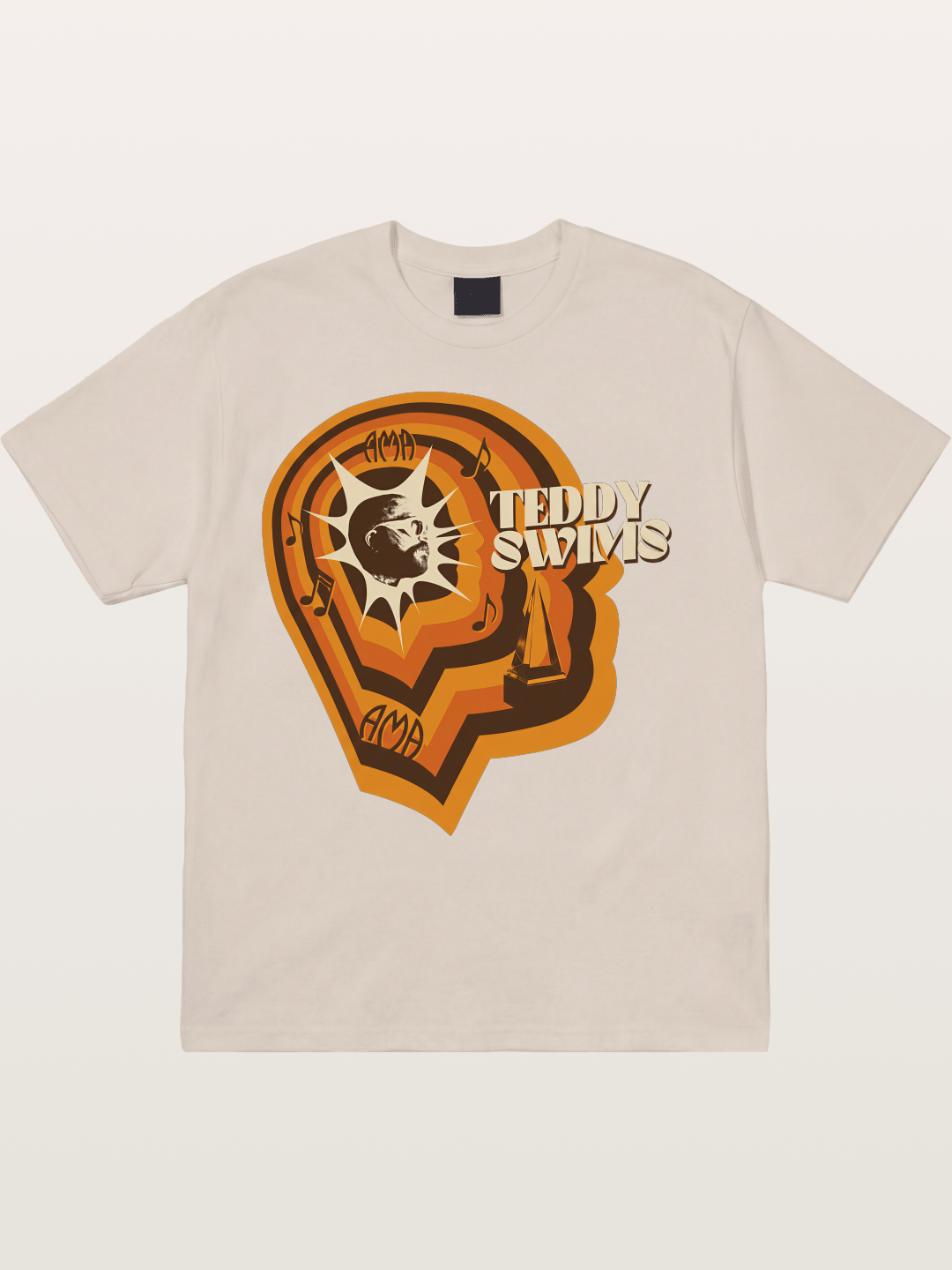 Teddy Swims Retro Ear Graphic Cotton T-shirt