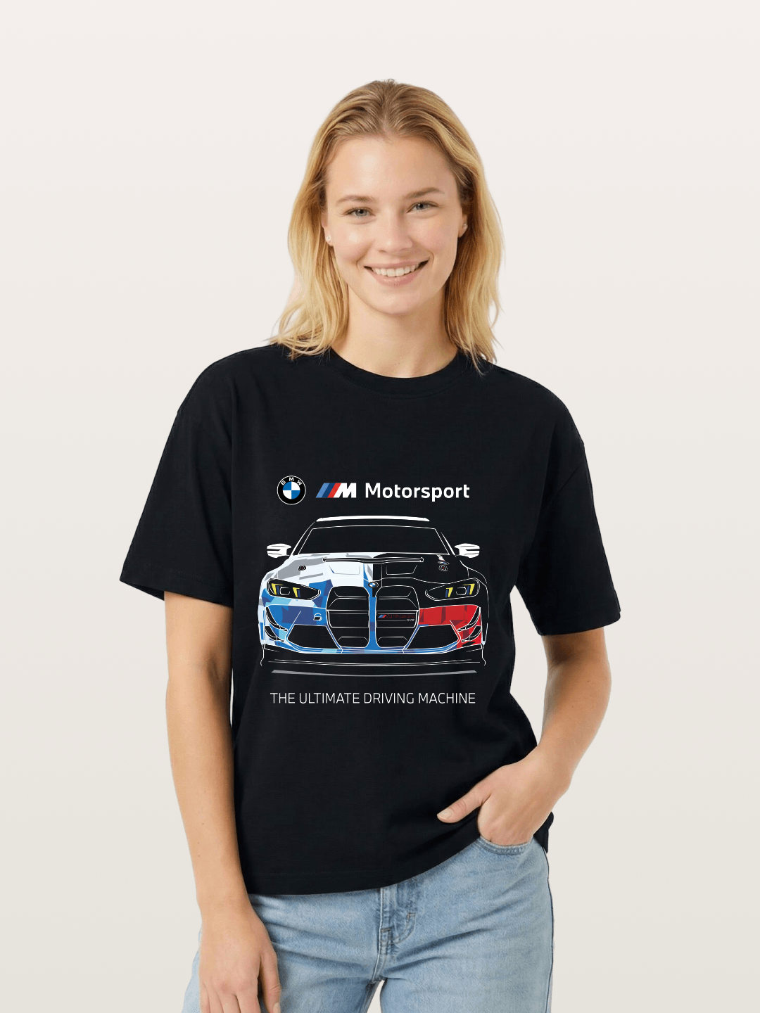 BMW M Motorsport Race Car Livery Gildan T-shirt